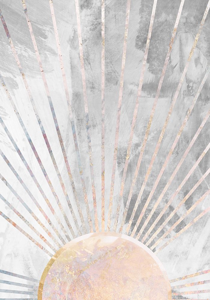 concrete sun rising art print by Sarah Manovski for $57.95 CAD