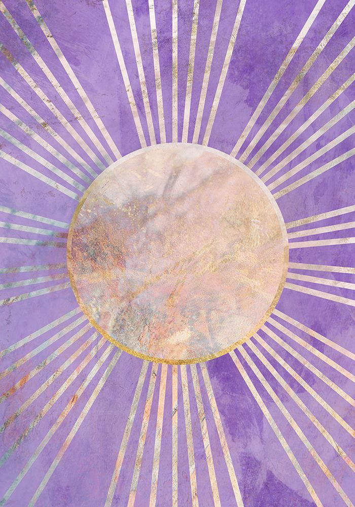 Purple Sun art print by Sarah Manovski for $57.95 CAD