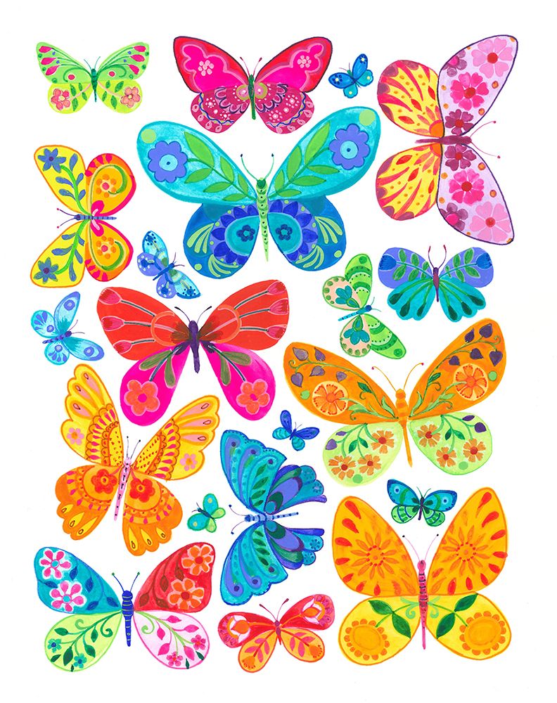 Papillonnade art print by Isabelle Brent for $57.95 CAD