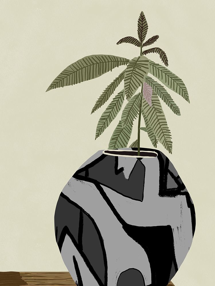 Fiddle Fig indoor plant art print by Little Dean for $57.95 CAD