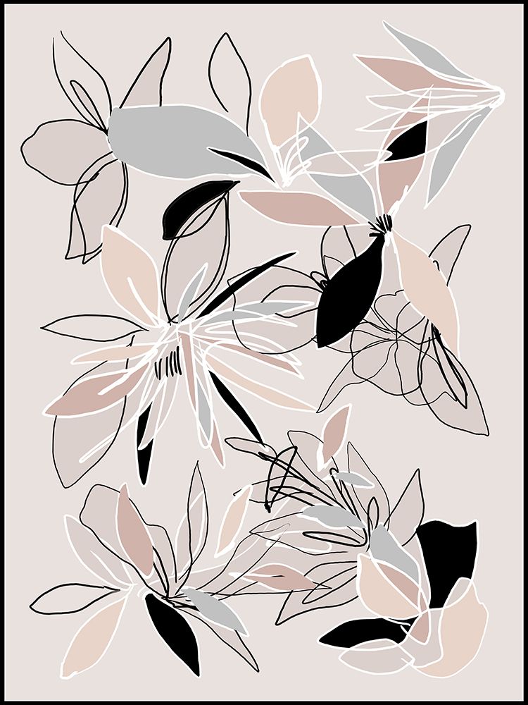 Autumn Scribbles art print by Gemma Bardot for $57.95 CAD