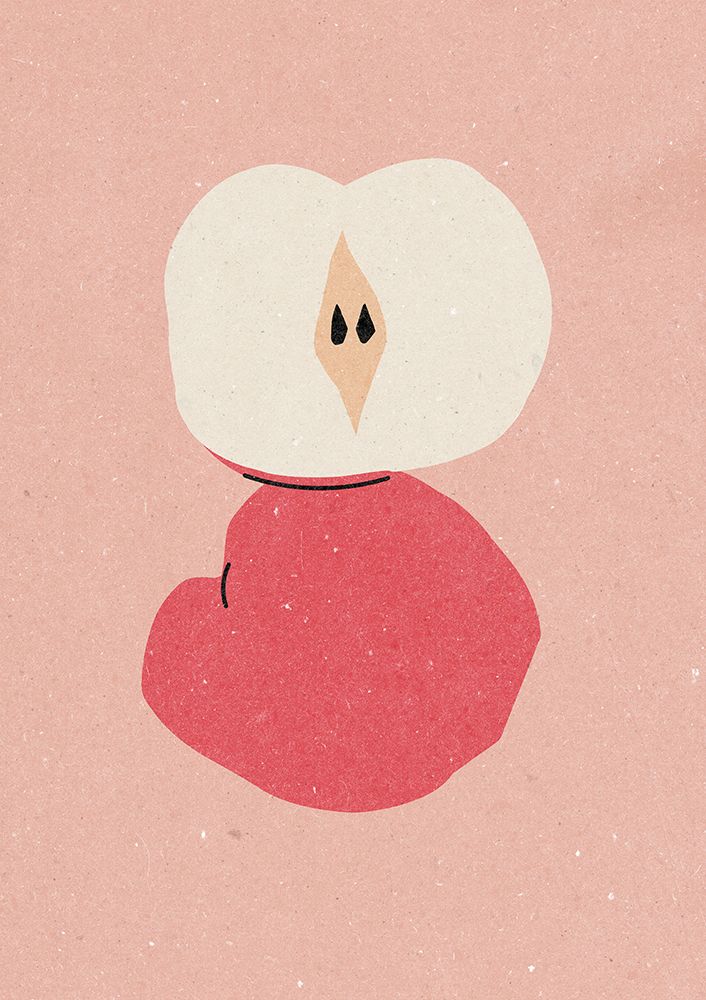 Apple art print by Nktn for $57.95 CAD