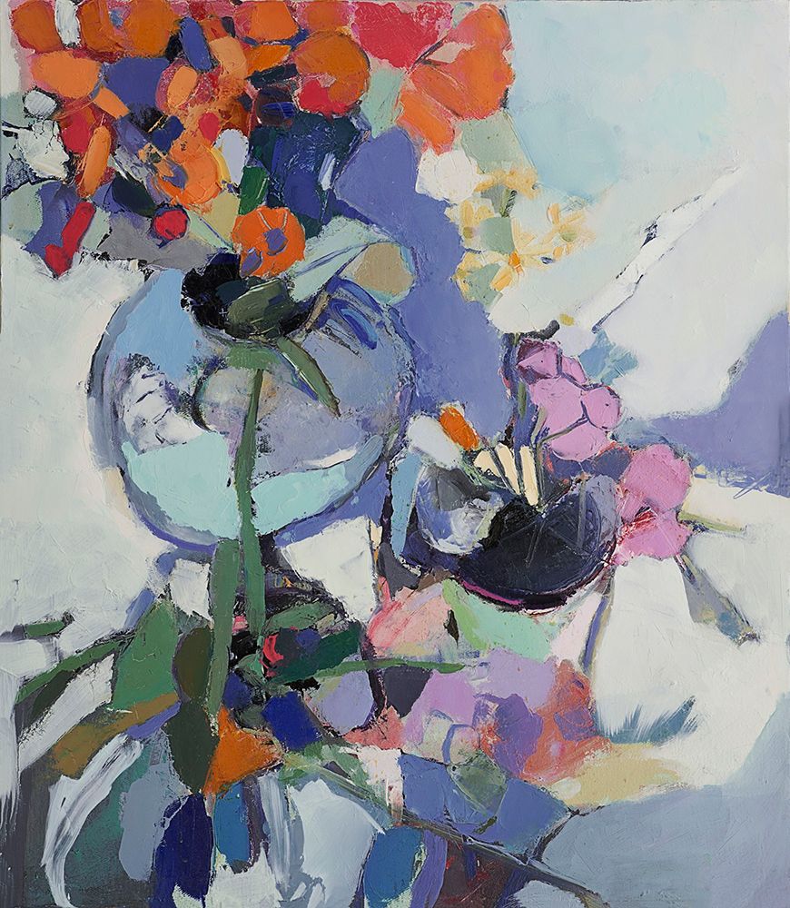 Orange Poppies art print by Elena Shraibman for $57.95 CAD