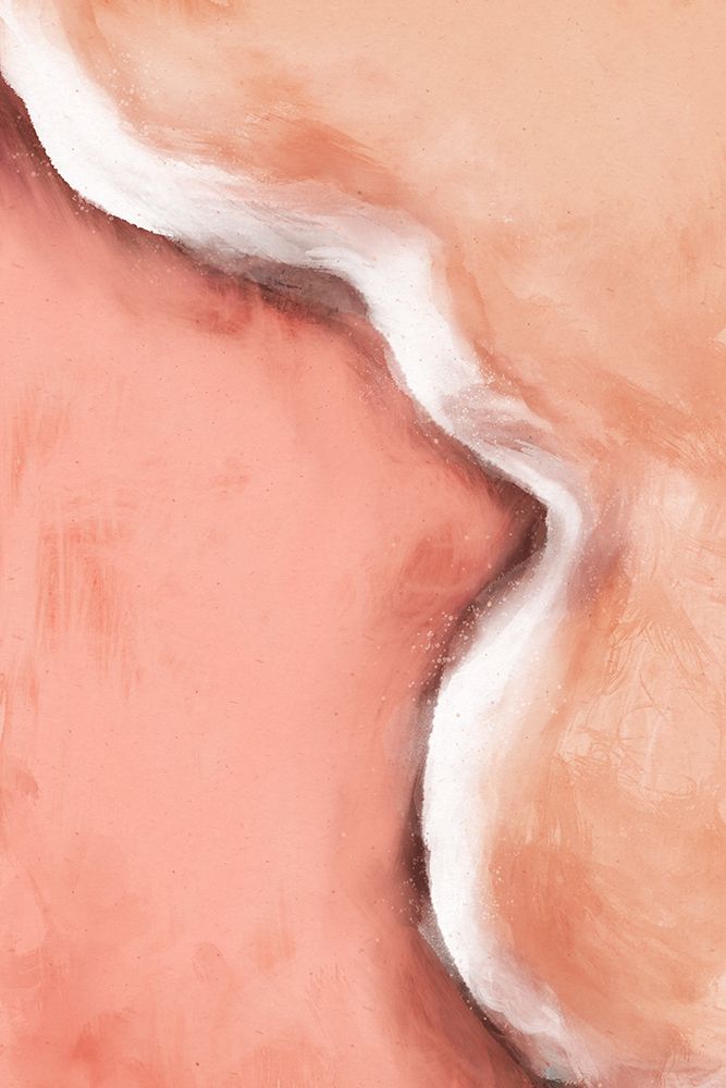 Peachy Wave art print by Treechild for $57.95 CAD