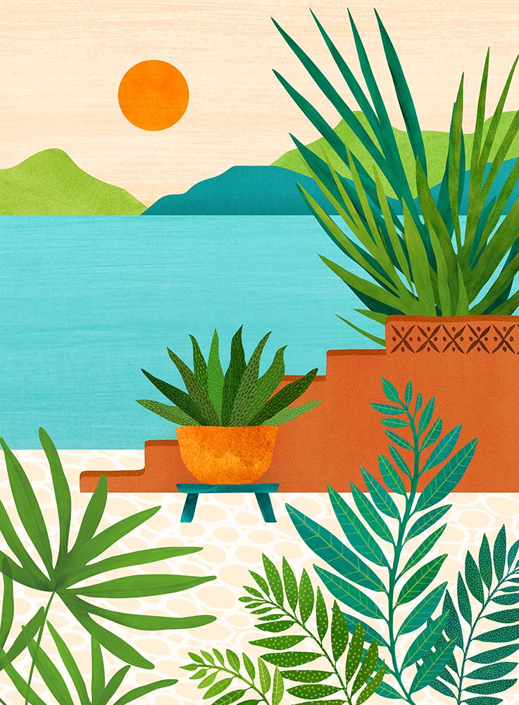 Bali Coast Sunset art print by Kristian Gallagher for $57.95 CAD