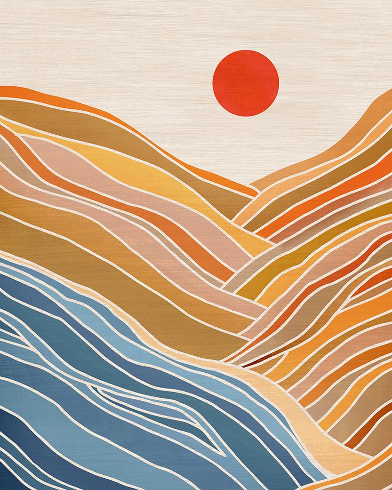 Beach View art print by Kristian Gallagher for $57.95 CAD