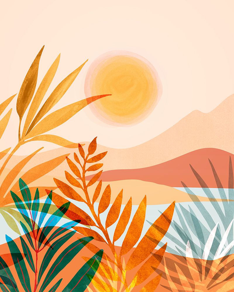 Golden Greek Garden art print by Kristian Gallagher for $57.95 CAD
