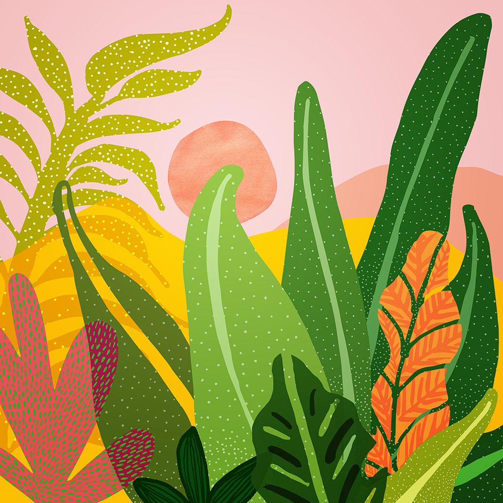 Jungle Evening art print by Kristian Gallagher for $57.95 CAD