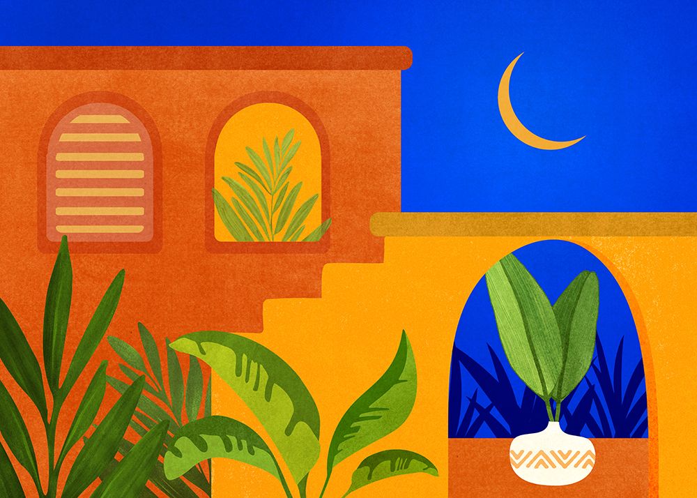 Moonlight Villa art print by Kristian Gallagher for $57.95 CAD