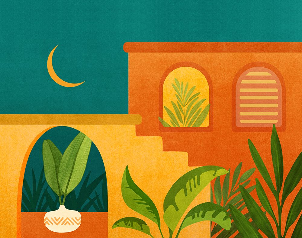 Moonlight Villa 2 art print by Kristian Gallagher for $57.95 CAD