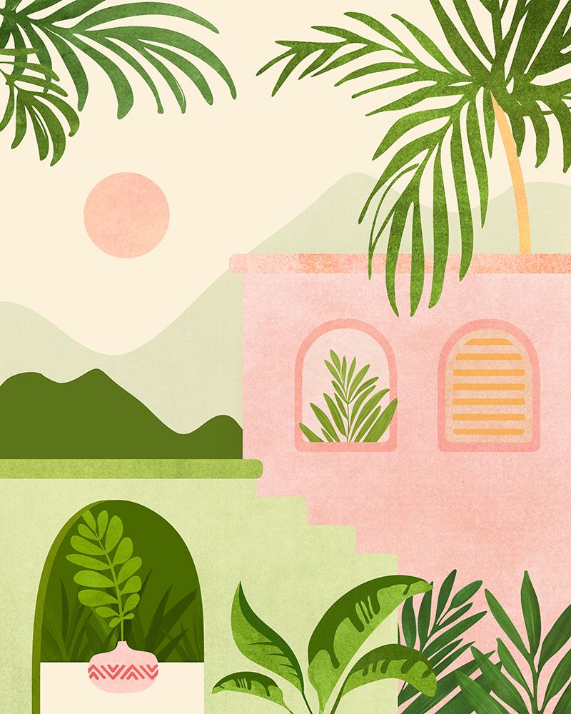 Mountain Villa art print by Kristian Gallagher for $57.95 CAD