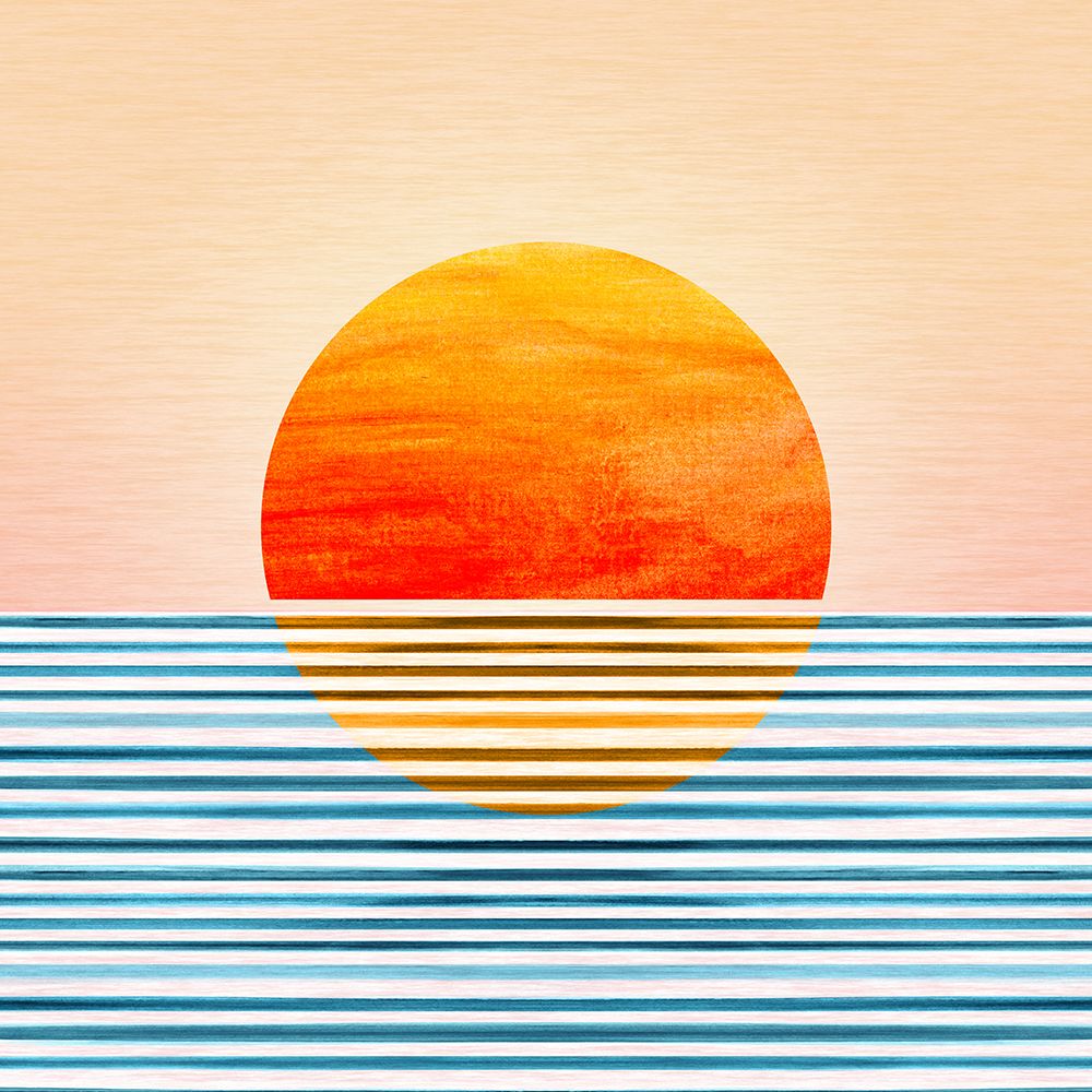 Minimalist Sunset 2 art print by Kristian Gallagher for $57.95 CAD