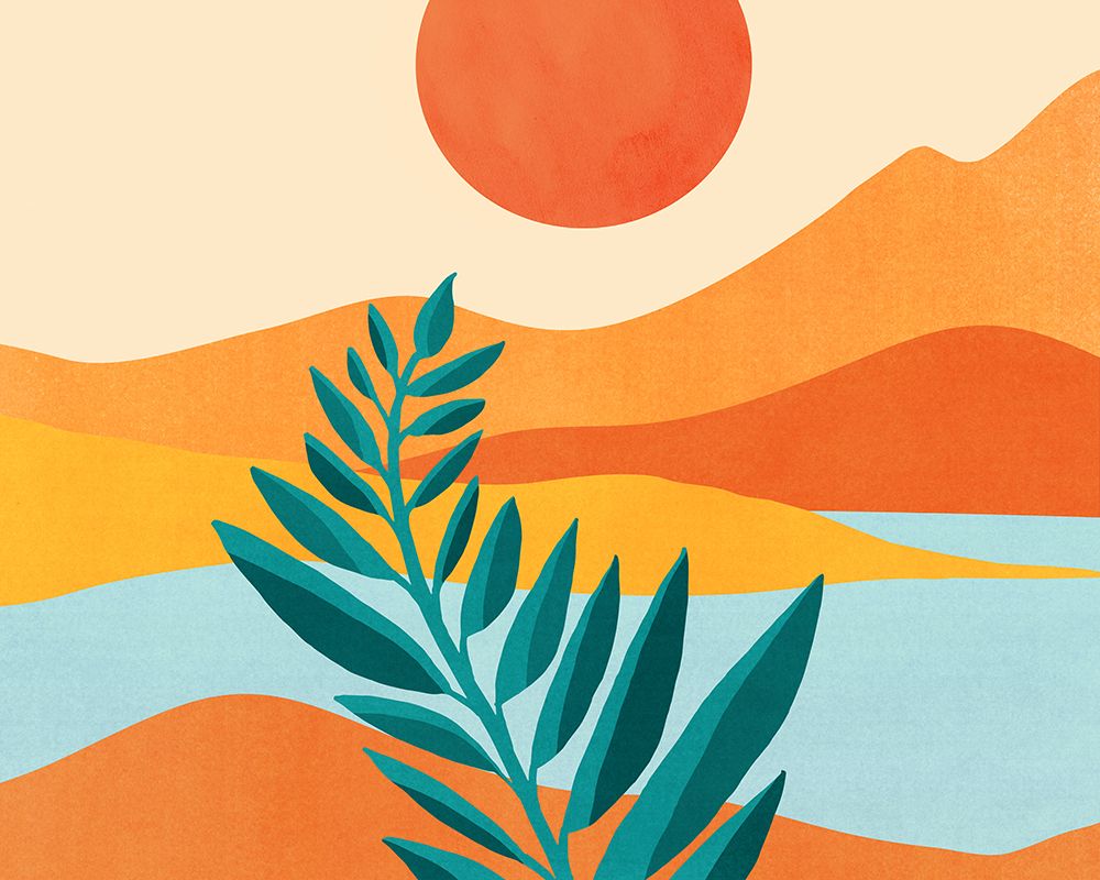 Mountain Sunset 3 art print by Kristian Gallagher for $57.95 CAD