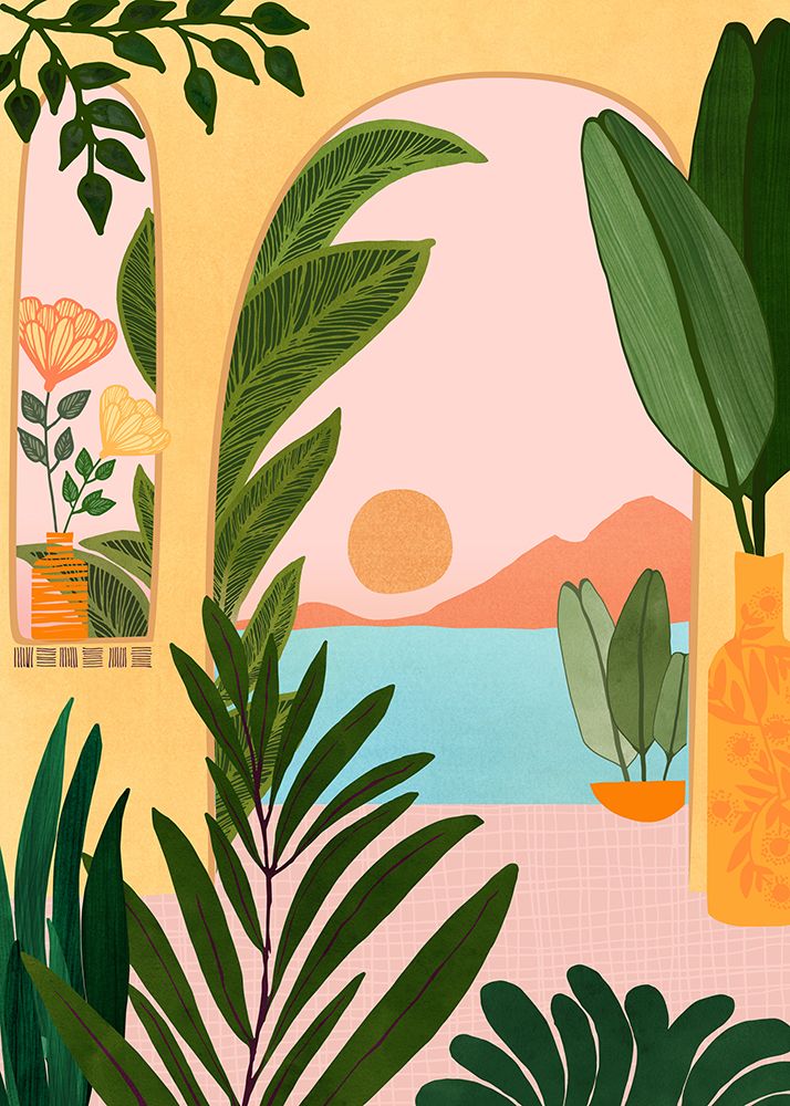 Moroccan Coast art print by Kristian Gallagher for $57.95 CAD