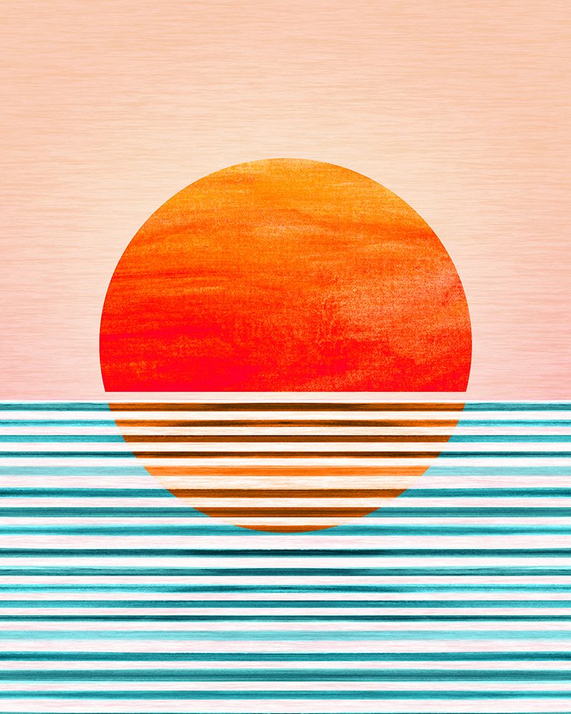 Minimalist Sunset 3 Tall art print by Kristian Gallagher for $57.95 CAD