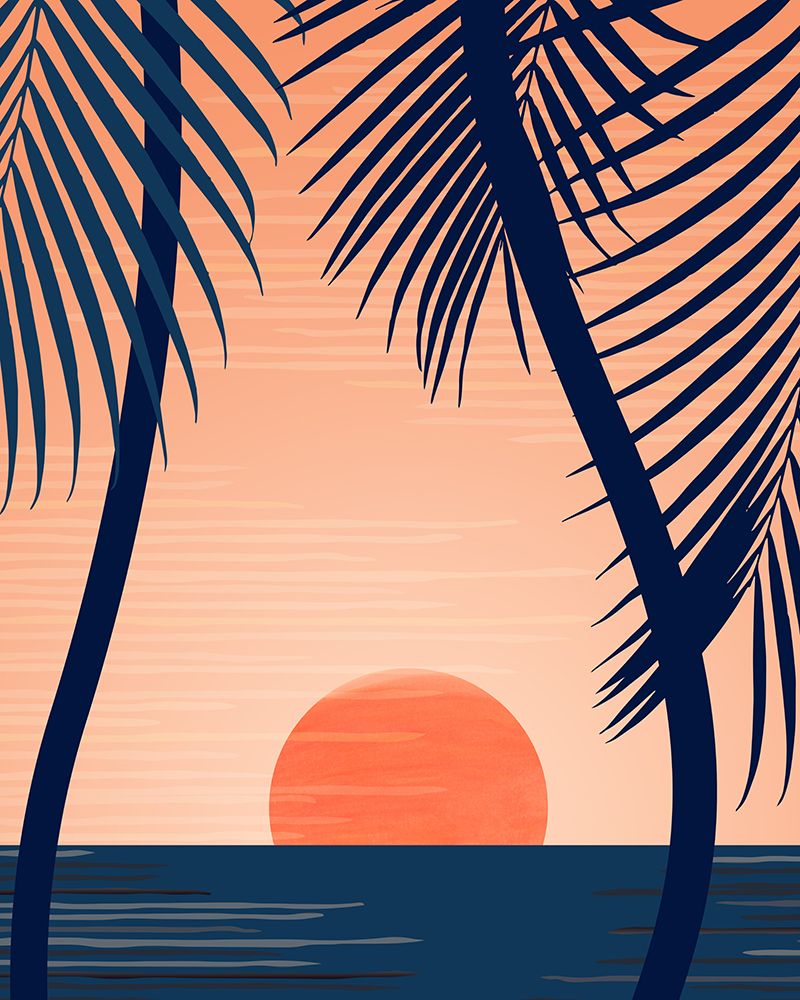 Sunset Beach art print by Kristian Gallagher for $57.95 CAD