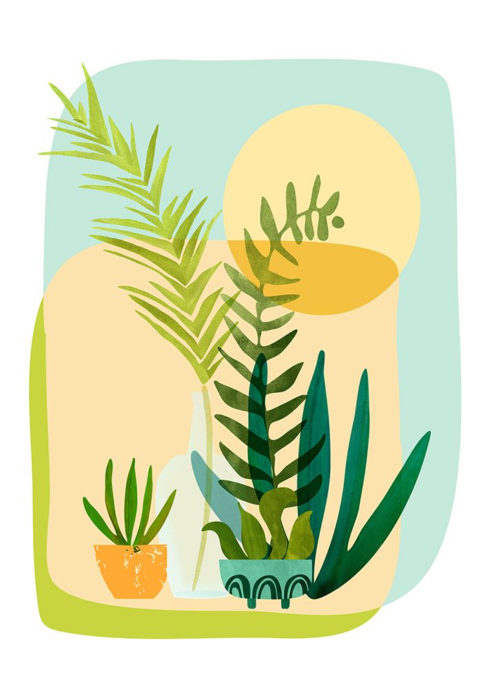 Whimsical Spring Garden art print by Kristian Gallagher for $57.95 CAD