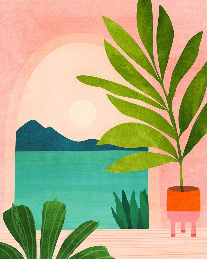Summer Vacation art print by Kristian Gallagher for $57.95 CAD