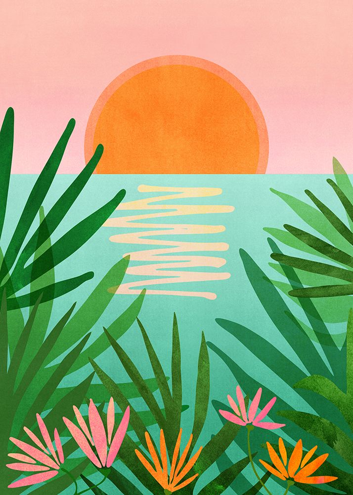 Tropical View art print by Kristian Gallagher for $57.95 CAD