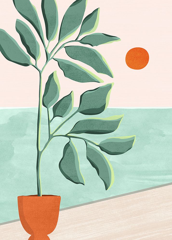 Sunset At the Beach House No1 art print by Kristian Gallagher for $57.95 CAD