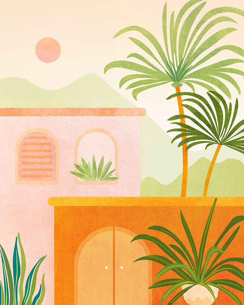 Summer Mtn Villa art print by Kristian Gallagher for $57.95 CAD