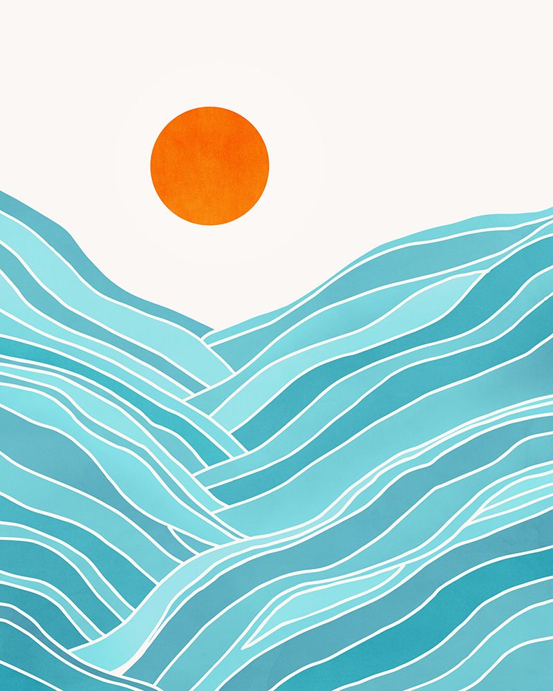 Waves Like Mountains art print by Kristian Gallagher for $57.95 CAD