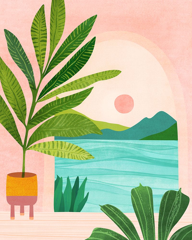 Vacation Views art print by Kristian Gallagher for $57.95 CAD