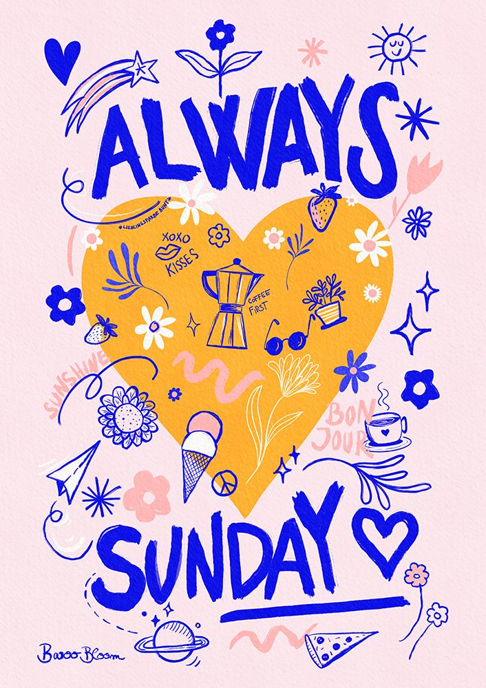 Always Sunday art print by Baroo Bloom for $57.95 CAD