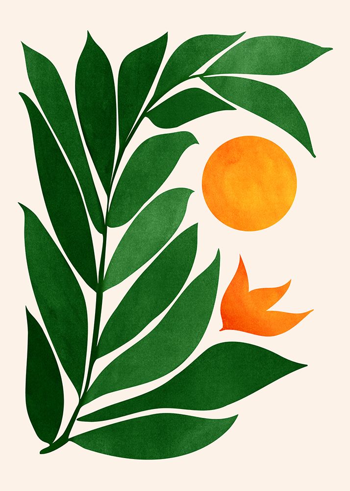 Tropical Forest Sunset art print by Kristian Gallagher for $57.95 CAD