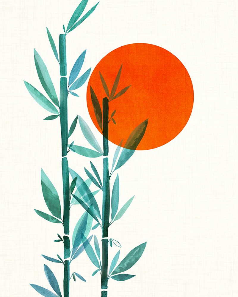 Bamboo Sunset art print by Kristian Gallagher for $57.95 CAD