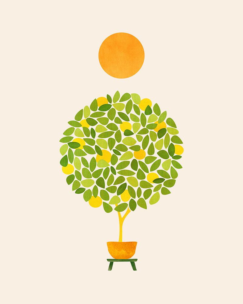 Sunshine and Lemons 4x5 art print by Kristian Gallagher for $57.95 CAD