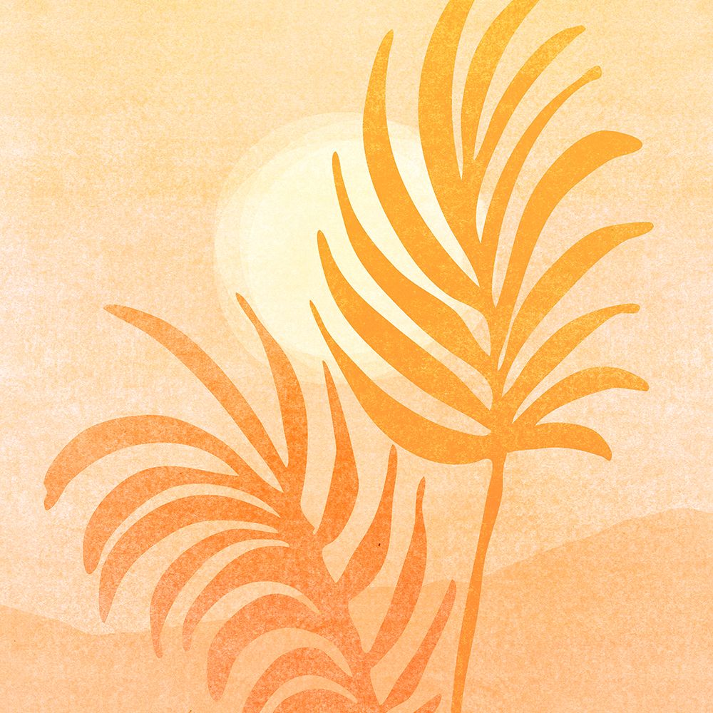 Abstract Golden Landscape art print by Kristian Gallagher for $57.95 CAD