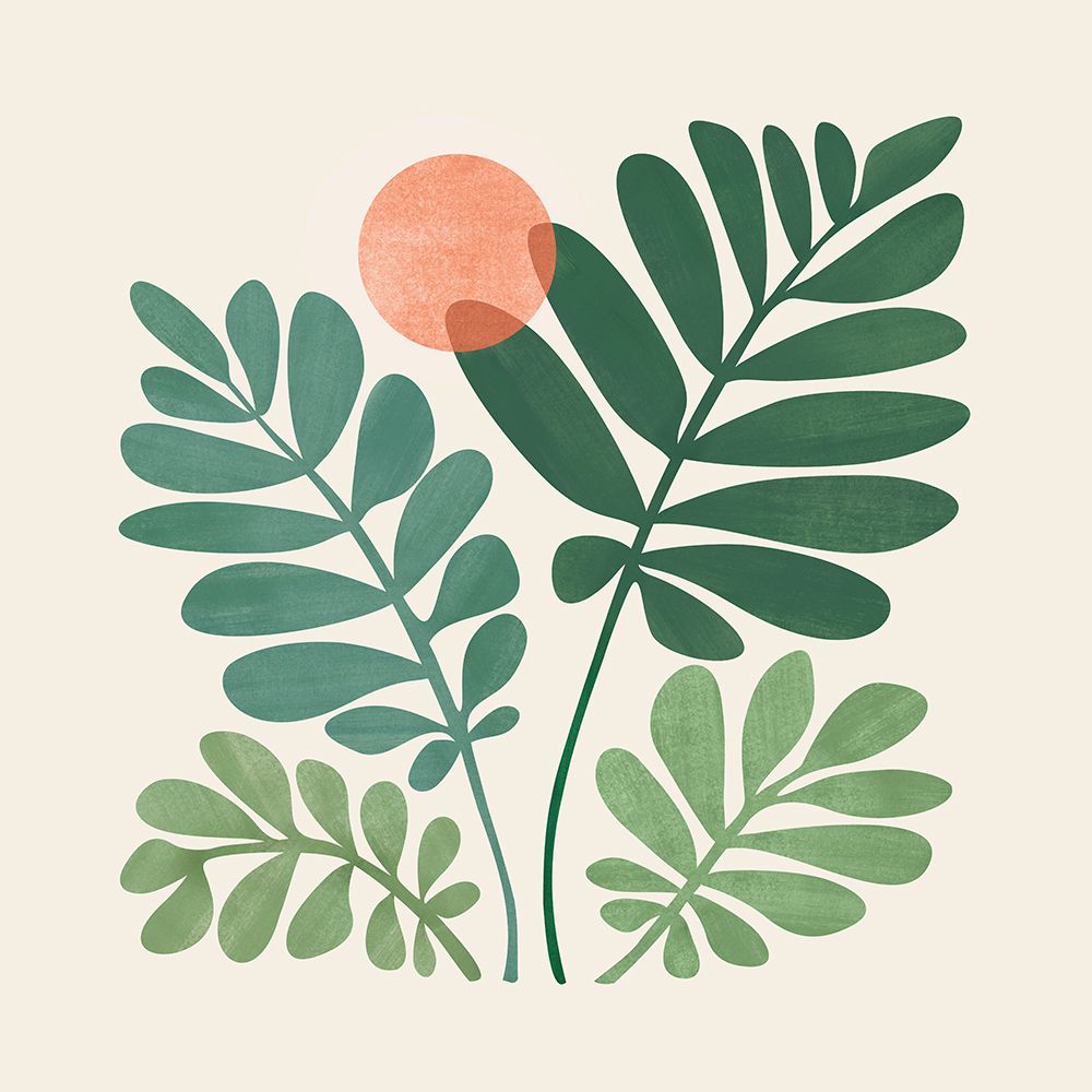 Forest Spirits Border art print by Kristian Gallagher for $57.95 CAD