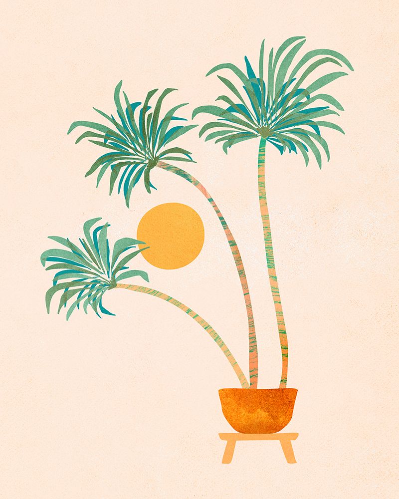 Socal Palms 1 art print by Kristian Gallagher for $57.95 CAD