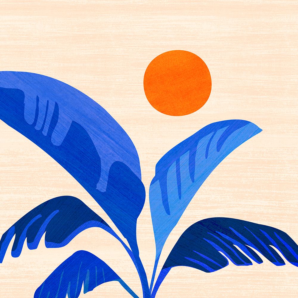 Indigo Tropics art print by Kristian Gallagher for $57.95 CAD