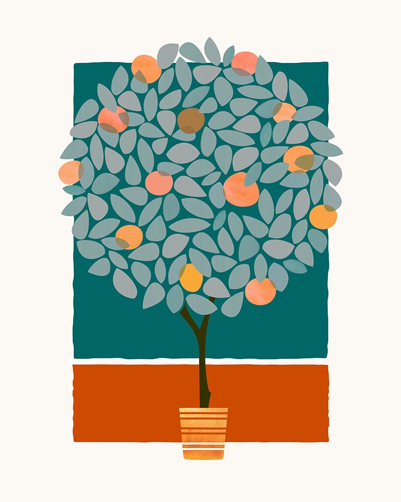 Orange Tree art print by Kristian Gallagher for $57.95 CAD