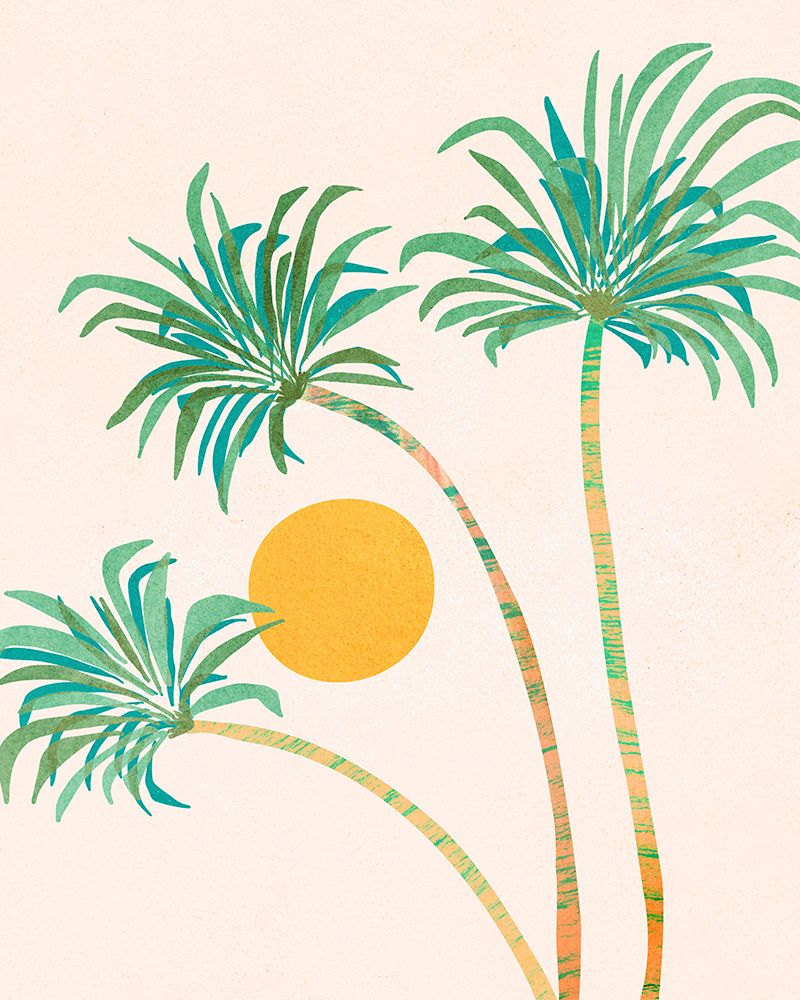 Socal Palms 2 art print by Kristian Gallagher for $57.95 CAD