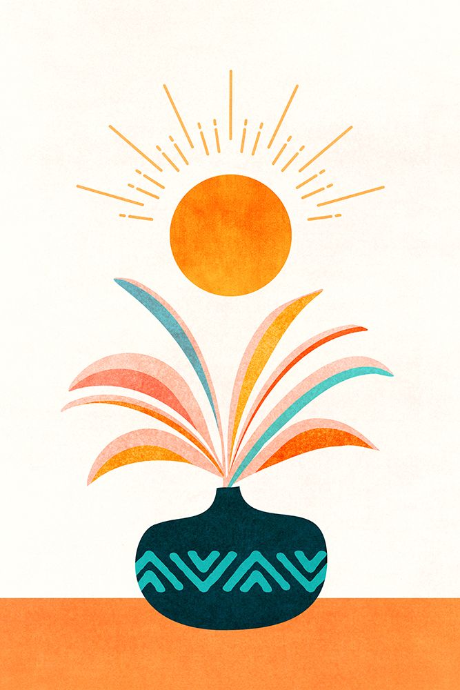 Sunny Tropics Tall art print by Kristian Gallagher for $57.95 CAD