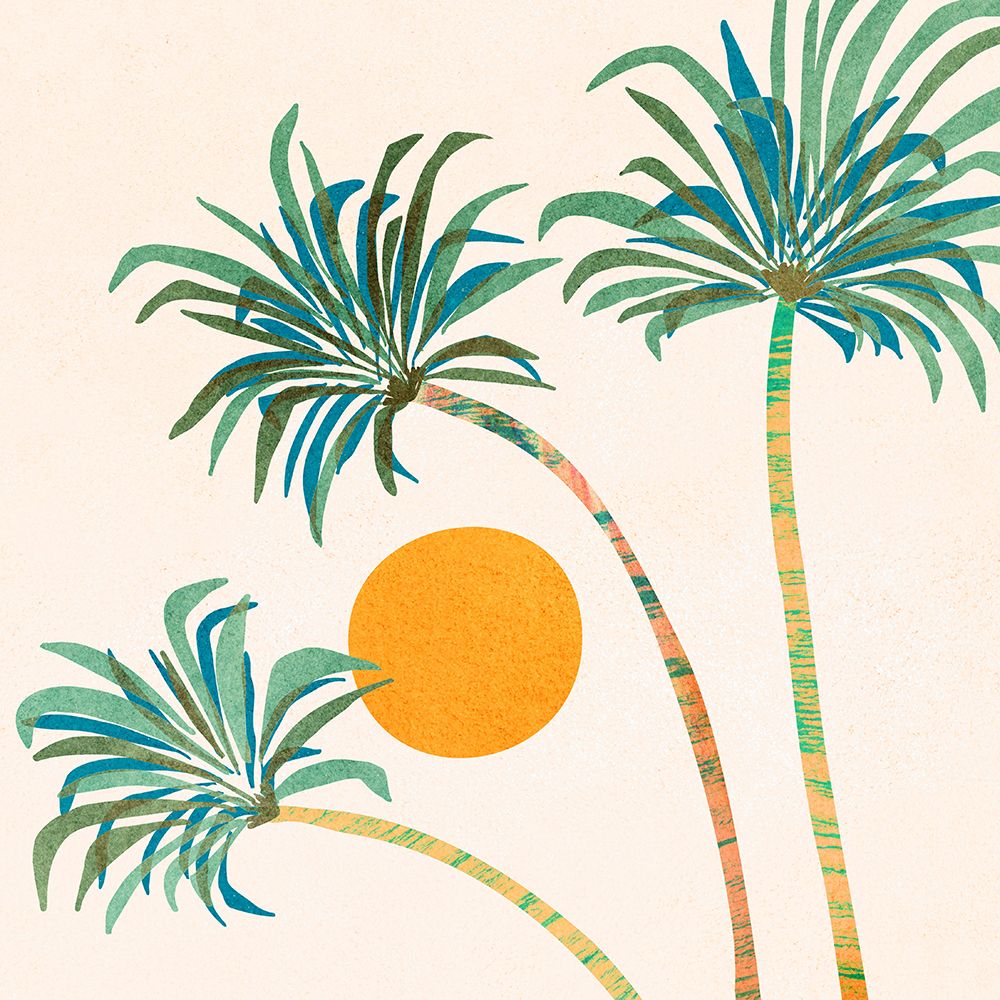 Socal Palms 3 art print by Kristian Gallagher for $57.95 CAD