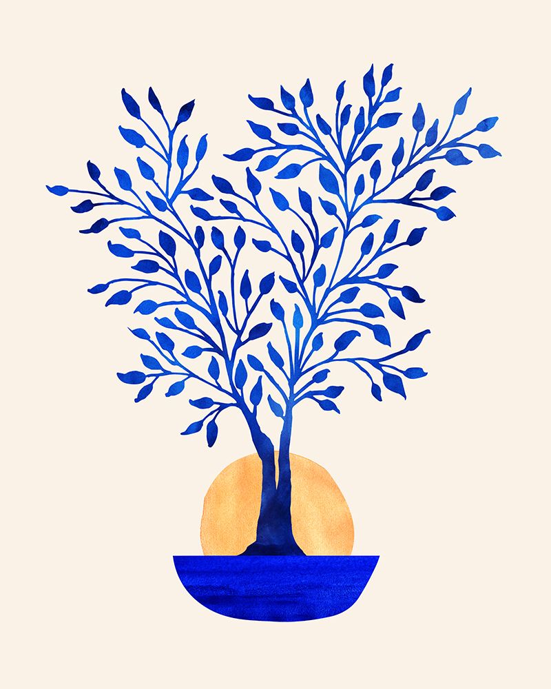 Indigo Ficus Sunrise art print by Kristian Gallagher for $57.95 CAD