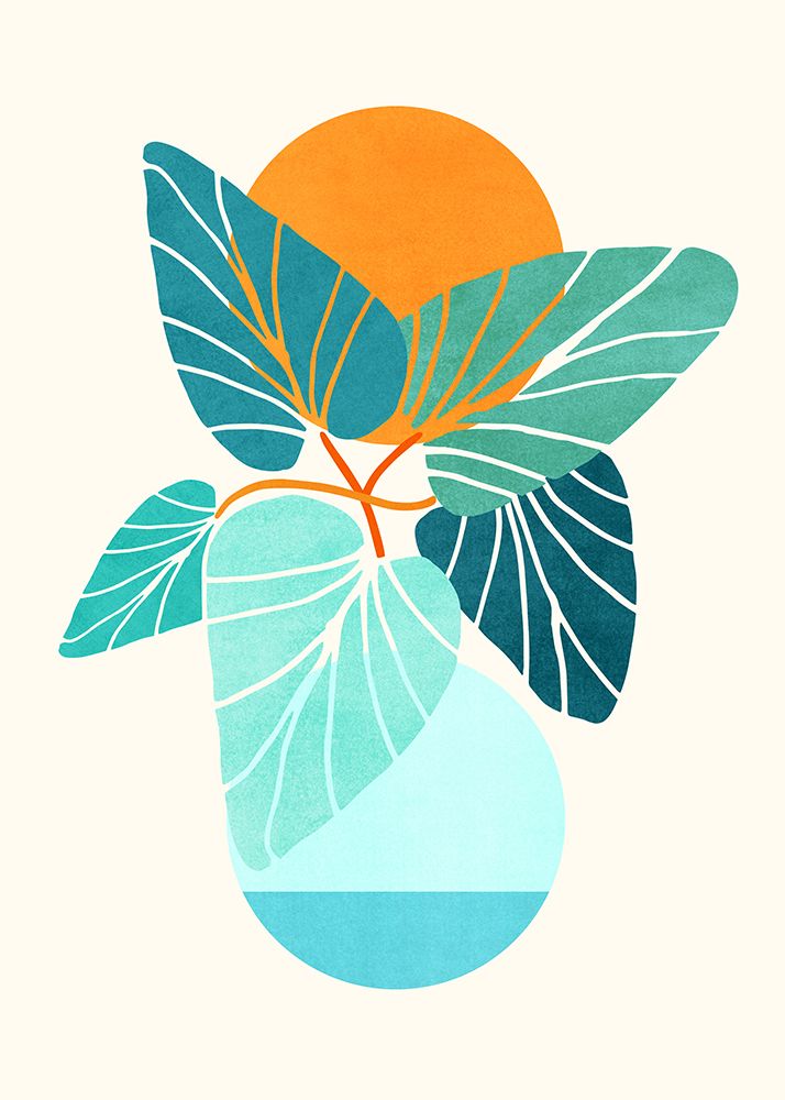 Tropical Symmetry art print by Kristian Gallagher for $57.95 CAD