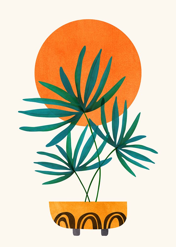 Little Palm and Sunshine 2 art print by Kristian Gallagher for $57.95 CAD