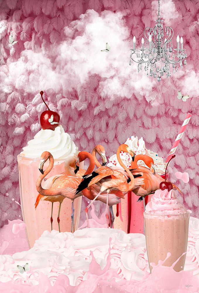 Milkshake Ladies art print by Sue Skellern for $57.95 CAD