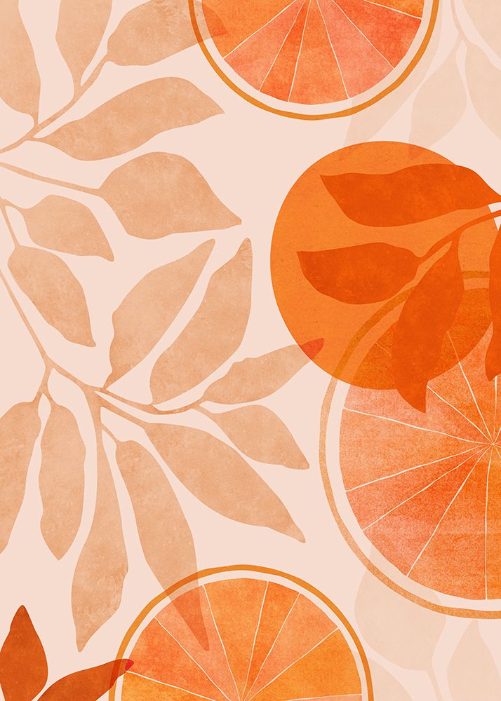 Citrus Collage 5x7 art print by Kristian Gallagher for $57.95 CAD