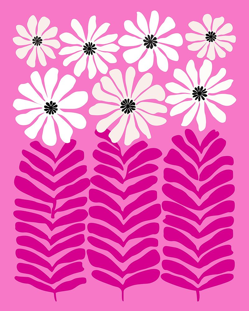 80s Floral 5 art print by Kristian Gallagher for $57.95 CAD