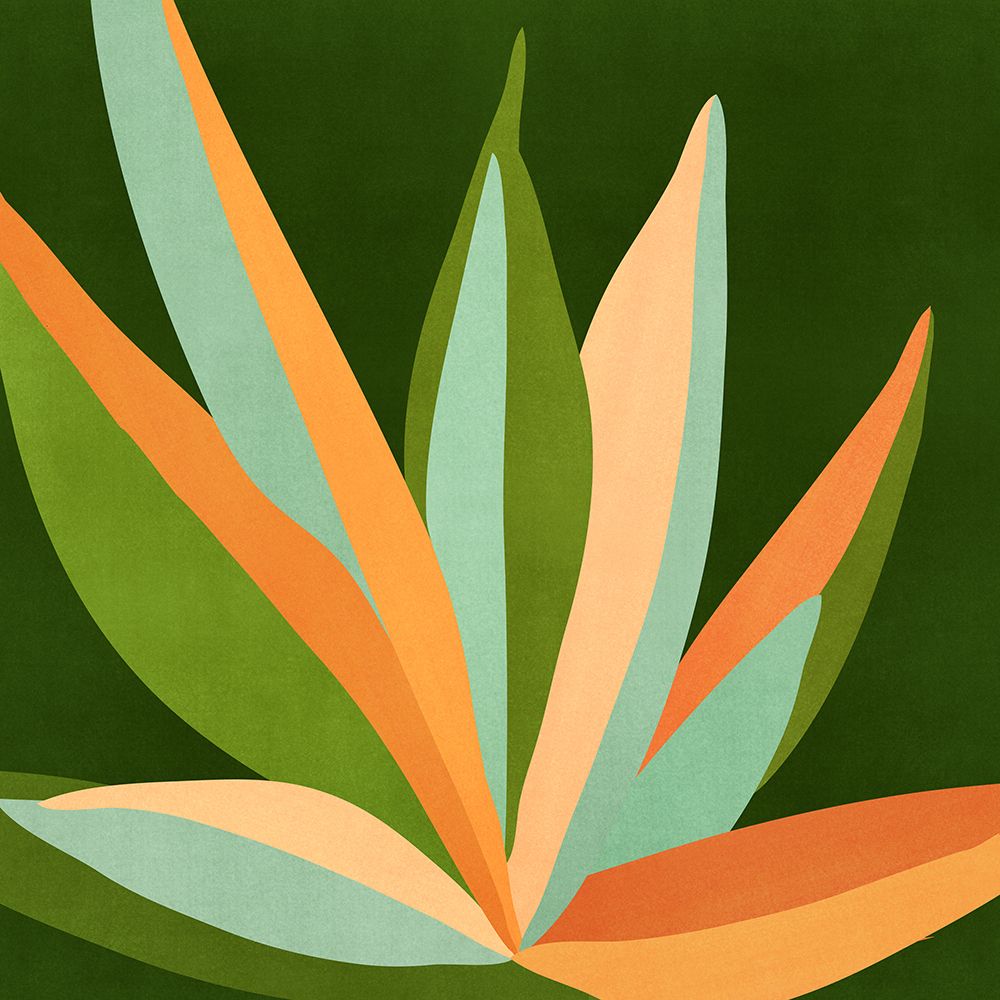 Colorful Agave 3 art print by Kristian Gallagher for $57.95 CAD