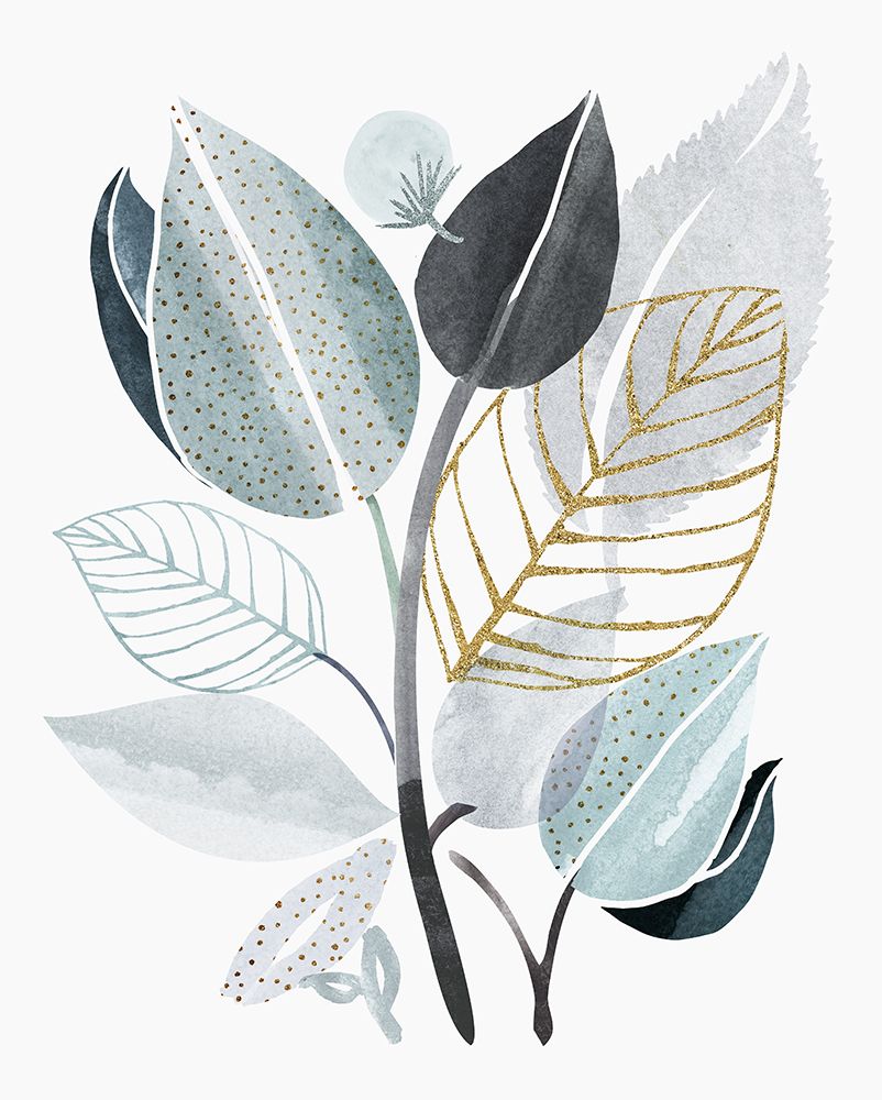 Forest Bouquet Collage 3 art print by Kristian Gallagher for $57.95 CAD