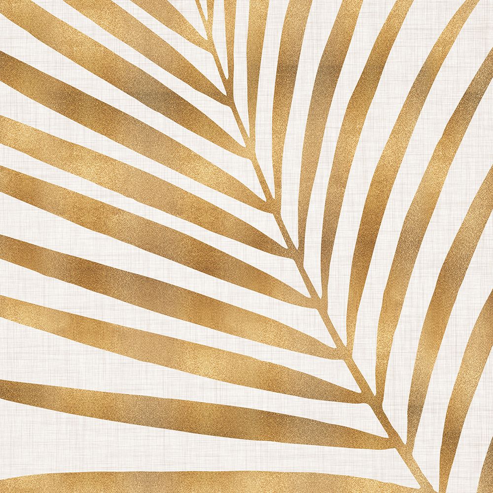 Gold Palm Frond art print by Kristian Gallagher for $57.95 CAD