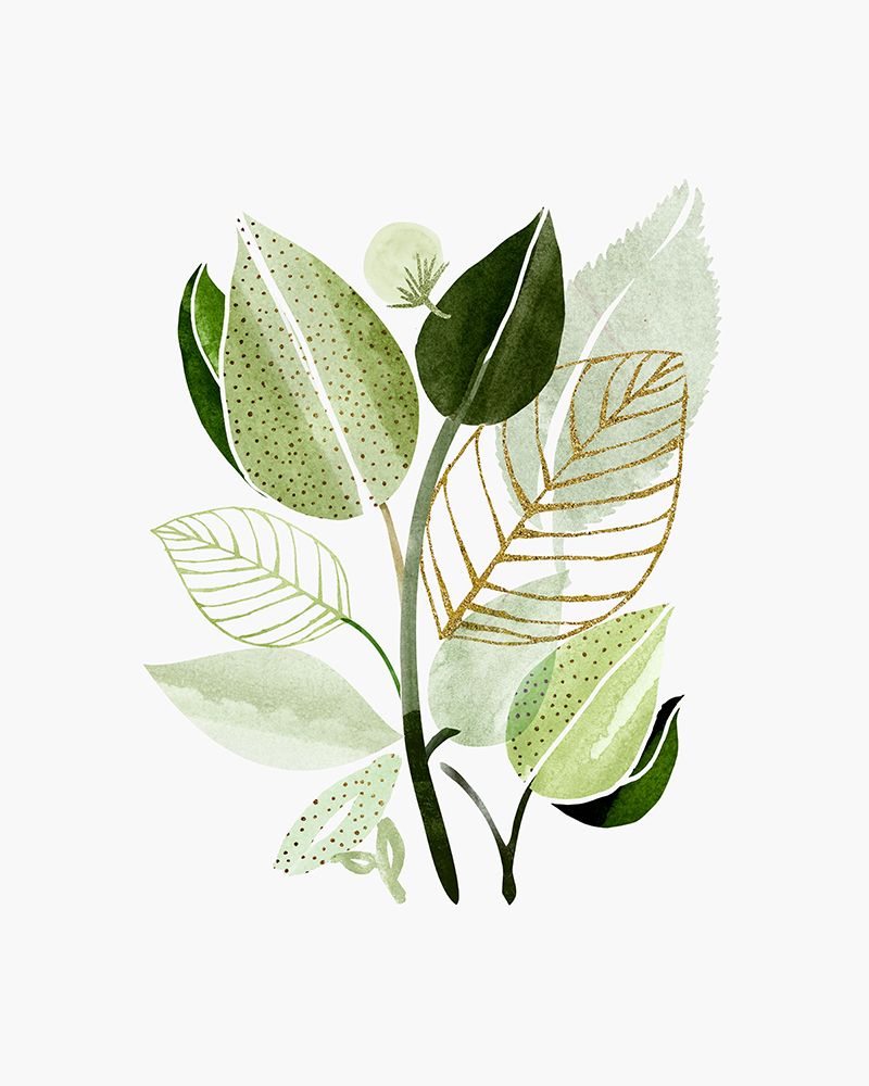 Forest Bouquet Collage 1 art print by Kristian Gallagher for $57.95 CAD