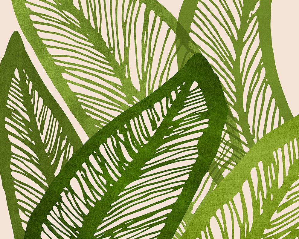Green Tropics Wide art print by Kristian Gallagher for $57.95 CAD